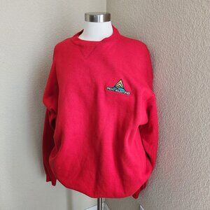 Vantage Ultimate Weight Red Sprint Milestones Logo Sweatshirt Patch‎ Size XL USA